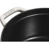 image:imageStaub Cast Iron Round Cocotte 7quartPeony PinkWhite Truffle
