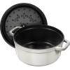 image:imageStaub Cast Iron Round Cocotte 7quartPeony PinkWhite Truffle