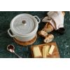 image:imageStaub Cast Iron Round Cocotte 7quartPeony PinkWhite Truffle