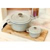 image:imageStaub Cast Iron Round Cocotte 7quartPeony PinkWhite Truffle