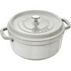 image:imageStaub Cast Iron Round Cocotte 7quartPeony PinkWhite Truffle
