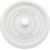 image:imageStaub Cast Iron Round Cocotte 7quartPeony PinkWhite Truffle